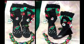 Handmade by Carmen Petrișor Din colecția „Cizme de vara“ IV 