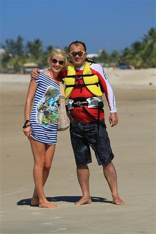 Felicia Purcăreanu și Costel Comana. Foto: OK.ru / Felicia Purcăreanu