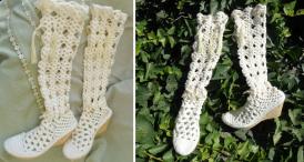 Handmade by Carmen Petrișor Din colectia „Cizme de vara“ V