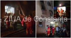 UPDATE. Explozie urmată de un incendiu într-un apartament din Constanța. Pompierii chemați în ajutor. O mamă și copilul ei au ars de vii în casă (galerie foto + video)            