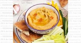 Hummus cu ardei copti