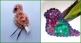 Handmade by Carmen Petrișor Broşe înaripate!  