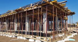 Sala de sport din Saligny are acoperişul definitivat 