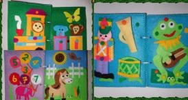 Handmade by Carmen Petrișor Carti senzoriale pentru copii!