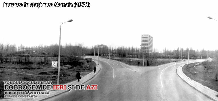Intrarea în stațiunea Mamaia în anul 1970. Sursă foto: ZIUA de Constanța