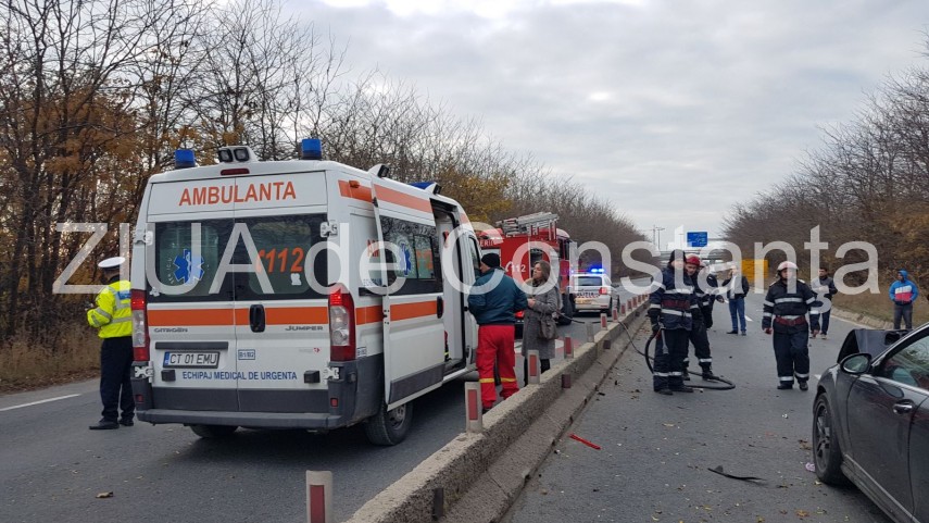 grav accident rutier la iesire din lazu catre autostrada a4 o persoana este incarcerata intervine elicopterul grav accident rutier la iesire din lazu catre autostrada a4 o persoana este incarcerata intervine elicopterul