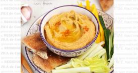 Hummus cu ardei copti