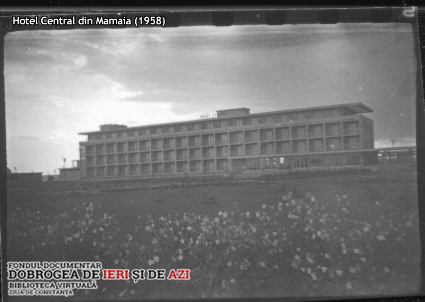 Hotelul Central din Mamaia 1958. Sursă foto: ZIUA de Constanța