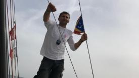 A învins! Yachtmanul român Dorel Nacou, finiș în cursa de traversare solitară a Oceanului Atlantic (galerie foto)