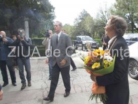 Imagini de colecție. Regele Mihai în vizită în județul Constanța. Portretul fostului suveran pictat în biserica din Cotu Văii (fotoreportaj) 