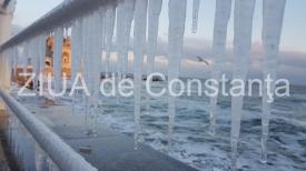 Peisaj de poveste pe faleza Cazinoului din Constanța (fotoreportaj + video)    