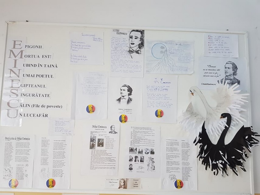 mihai eminescu sarbatorit prin manifestari la scoala gimnaziala george cosbuc din 23 august galerie foto mihai eminescu sarbatorit prin manifestari la scoala gimnaziala george cosbuc din 23 august galerie foto