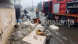 ConstanțaBărbatul care a suferit arsuri în urma exploziei de ieri a fost transportat la Spitalul de Arși București  