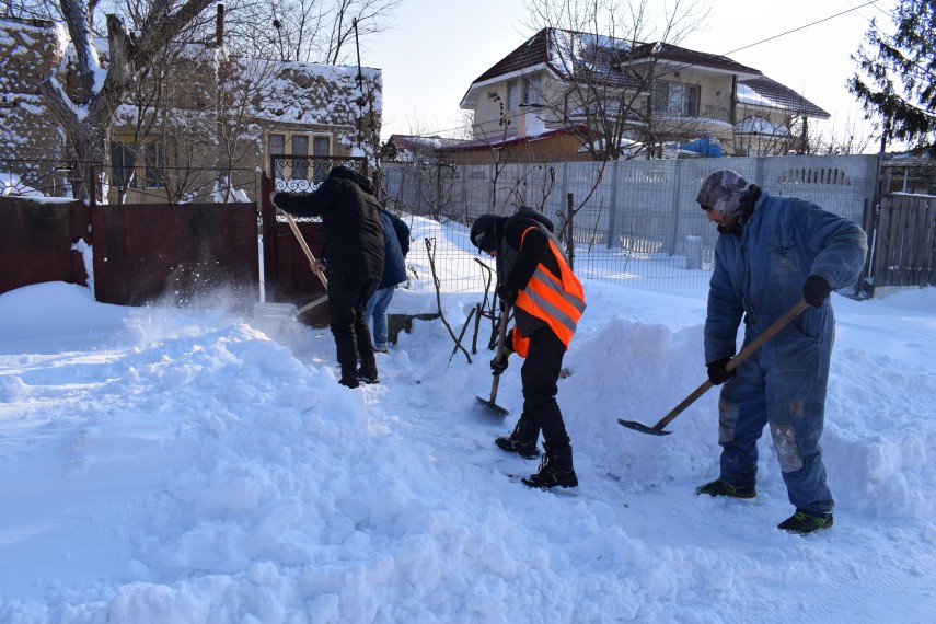 actiune de voluntariat la cumpana ce le a transmis primarul mariana gaju locuitorilor comunei galerie