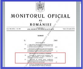 A fost publicată în Monitorul Oficial Ordonanța de Urgență privind Declarația Unică. Document integral  