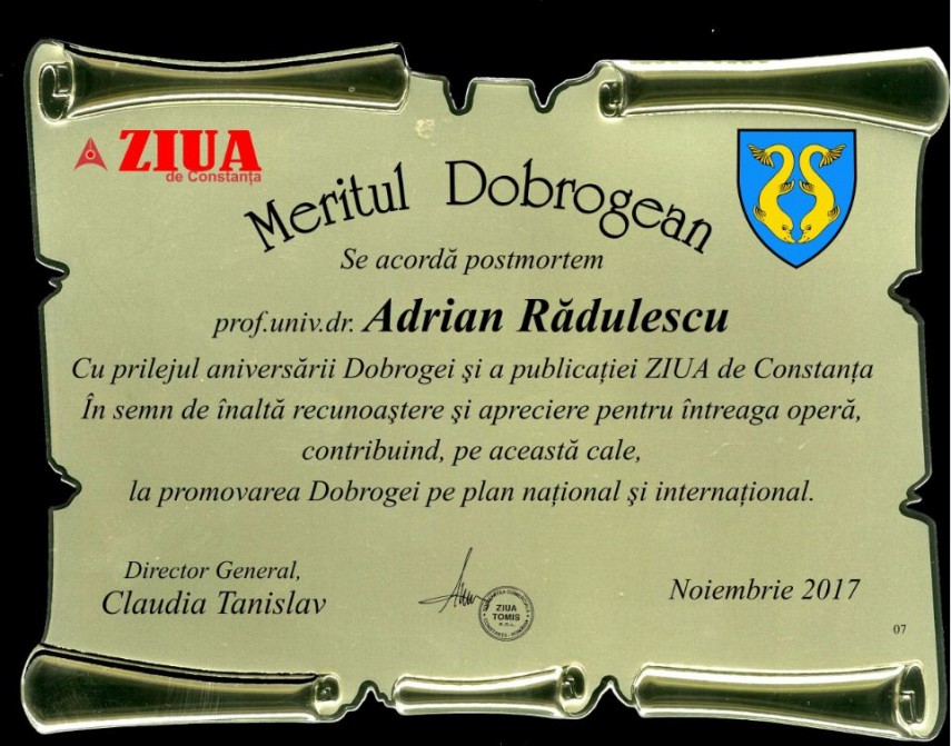 citestedobrogea au trecut 18 ani de la disparitia istoricului adrian radulescu omagiu promotorului arheologiei