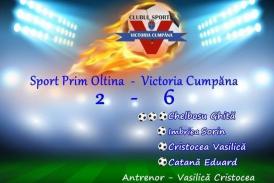 Vasilică Cristocea, gol pentru Victoria Cumpăna în succesul la scor din deplasare cu Sport Prim Oltina 