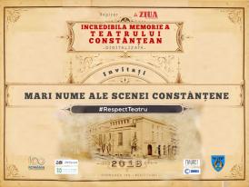 #RespectTeatru: Incredibila memorie a teatrului constănţean. Un proiect marca ZIUA de Constanţa     