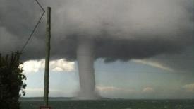 Spectaculos! Trombă de apă, la Marea Neagră (video) 