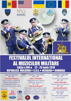 Orchestra Forțelor Navale Române, în Festivalul Internațional al Muzicilor Militare de la Brăila. Fanfare de peste ocean și un drapel lung de 100 de metri