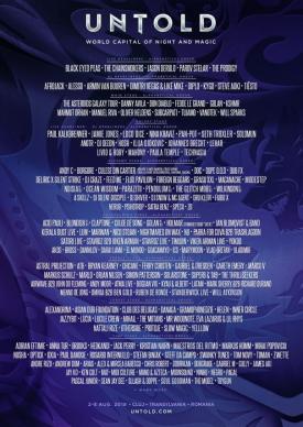 UNTOLD Peste 130 de artiști vor urca pe cele 10 scene ale festivalului!