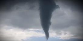 Imagini cu natura dezlănțuită. Trombă de 600 de metri, deasupra Mării Negre! (video) 