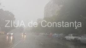 Municipiul Constanța, sub cod portocaliu de vreme rea. Cum se circulă pe bulevardele din oraș (fotoreportaj)  