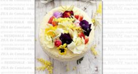 lauraadamache.ro Tort Mimoza cu crema de vanilie si ananas