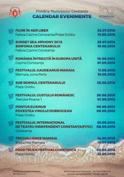 Calendarul evenimentelor din lunile august şi septembrie. Ce poţi face dacă te afli în Constanţa