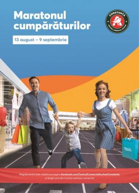 Începe maratonul cumpărăturilor în centrul comercial Auchan Constanța!