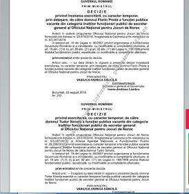 Decizii ale primului ministru. Pe cine a schimbat cu cine şi de ce