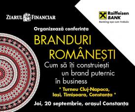 Urmează conferinţa ZF Branduri Româneşti, Constanţa, 20 septembrie. Care a fost reţeta companiilor locale pentru a-şi construi un brand puternic?