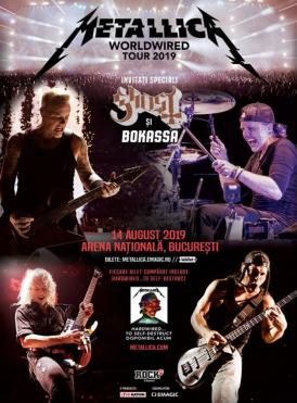 Trupa Metallica va reveni anul viitor în România. Va concerta pe 14 august, pe Arena Naţională din Bucureşti 