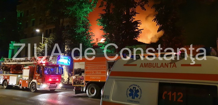 incendiu langa sediul spit in zona istorica a municipiului constanta forte impresionante la interventie incendiu langa sediul spit in zona istorica a municipiului constanta forte impresionante la interventie