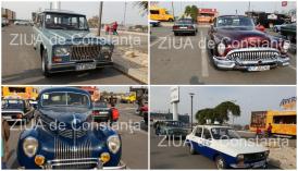 Fotoreportaj Constanţa. Retroparada Toamnei 2018. Bijuterii auto rar văzute laolaltă. Azi a fost expoziţie. Mâine va fi defilare  