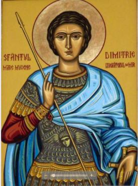 26 octombrie-Sfântul Mare Mucenic Dimitrie Izvorâtorul de Mir  