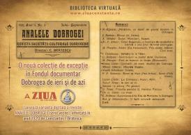 #citeşteDobrogea „Nici un colţ de pământ nu mi s’a alipit mai mult de suflet ca pământul dobrogean“. Lucrări din Biblioteca Virtuală ZIUA de Constanţa  