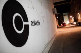 Bărbat ameninţă că îşi dă foc,  în faţa clubului Colectiv 