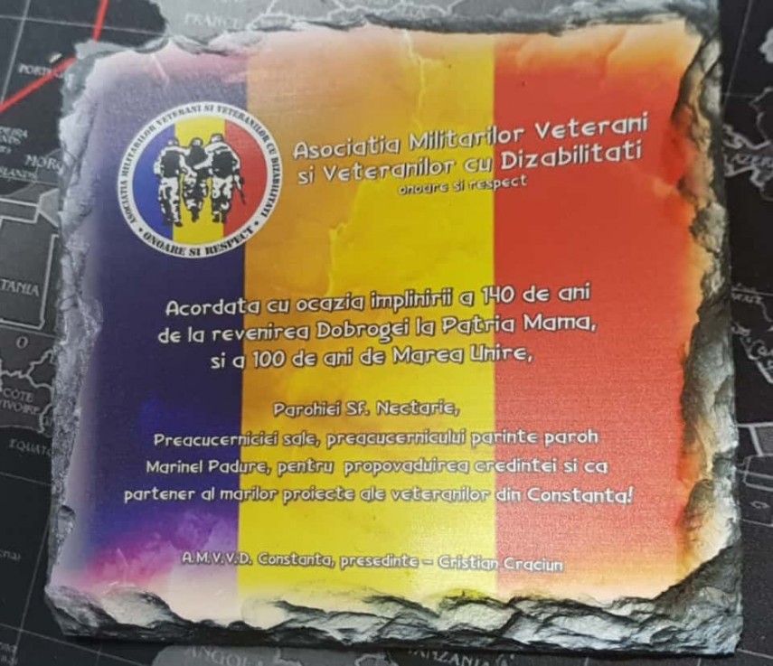 plachete oferite de amvvd constanta cu ocazia implinirii a 140 de ani de la revenirea dobrogei la patria plachete oferite de amvvd constanta cu ocazia implinirii a 140 de ani de la revenirea dobrogei la patria