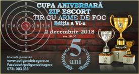 Poligonul Zip Escort pregătește cea de-a VI-a ediție de tir cu arme de foc, la ceas aniversar