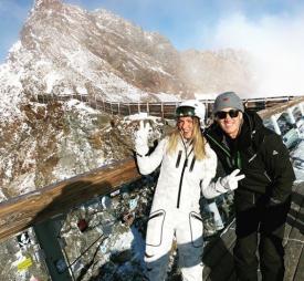 Simona Halep şi Darren Cahill, la schiat în Austria (galerie foto)