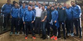 Cadou special din partea lotului SSC Farul Constanţa pentru Erkal Memet, cu ocazia zilei sale de naştere (galerie foto)