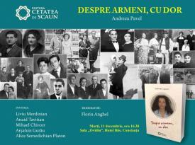 „Despre armeni, cu dor”. Andreea Pavel își lansează cartea