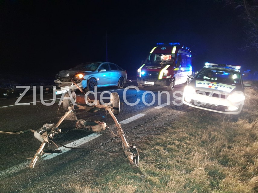 accident rutier intre ciocarlia si cobadin patru victime dintre care una inconstienta implicate un autoturism