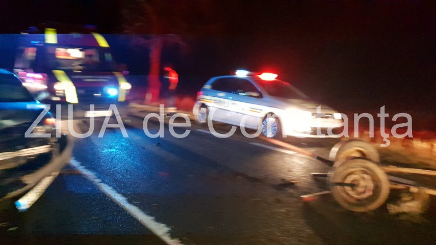 accident rutier intre ciocarlia si cobadin patru victime dintre care una inconstienta implicate un autoturism