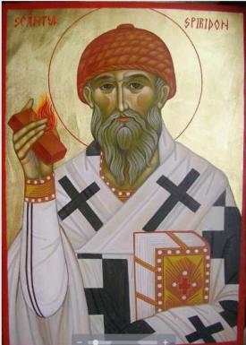 12 decembrie-Sfântul Ierarh Spiridon, episcopul Trimitundei, făcătorul de minuni 