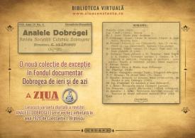 #citeşteDobrogea  „O faptă culturală neobişnuită”. Lucrări din Biblioteca Virtuală ZIUA de Constanţa
