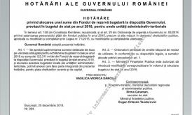 Bani de la Guvern pentru judeţele Constanţa şi Tulcea. A doua alocare de fonduri din această lună pentru unele localităţi dobrogene