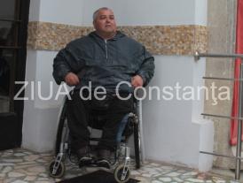 Constanţa. Lovit de un camion chiar de Crăciun! Din scaunul cu rotile, Ion Gembăşanu, preşedintele AJCSPH, strigă după ajutor