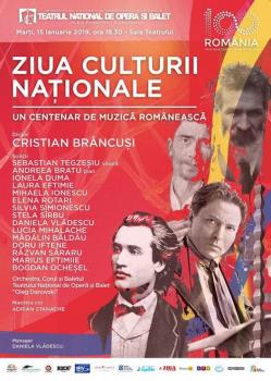 Spectacol dedicat Zilei Culturii Naționale și zilei lui Mihai Eminescu, la Teatrul Național de Operă și Balet „Oleg Danovski” Constanța
